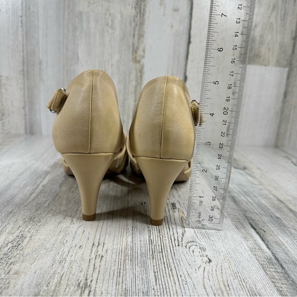 New Journee Collection Tillis D'Orsay Pump in Nude #891 - Picture 10 of 13
